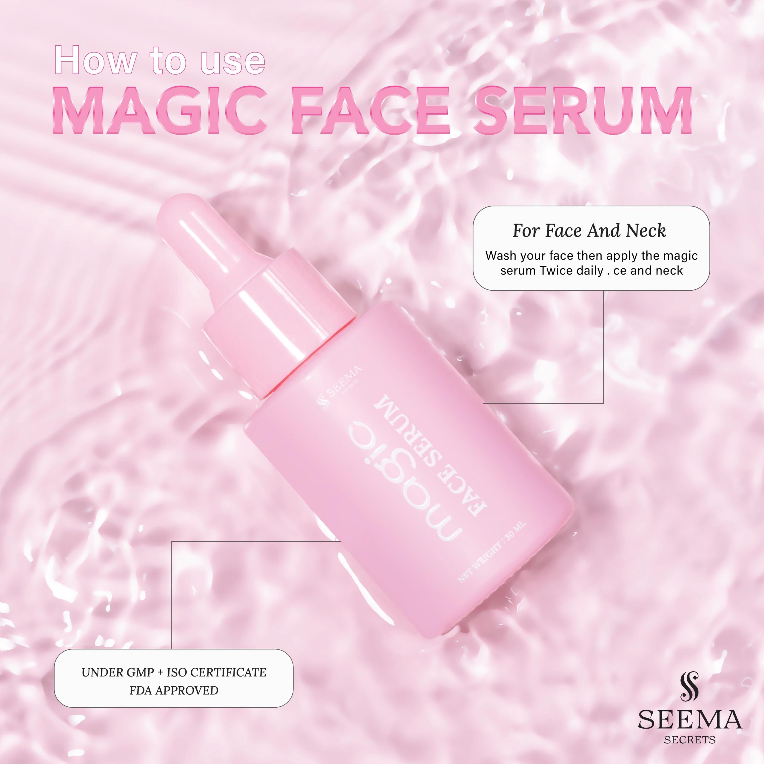 ⁦Magic Face Serum - 30 ML⁩ - الصورة ⁦4⁩